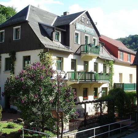 Pension Rauschenstein Bad Schandau Eksteriør billede